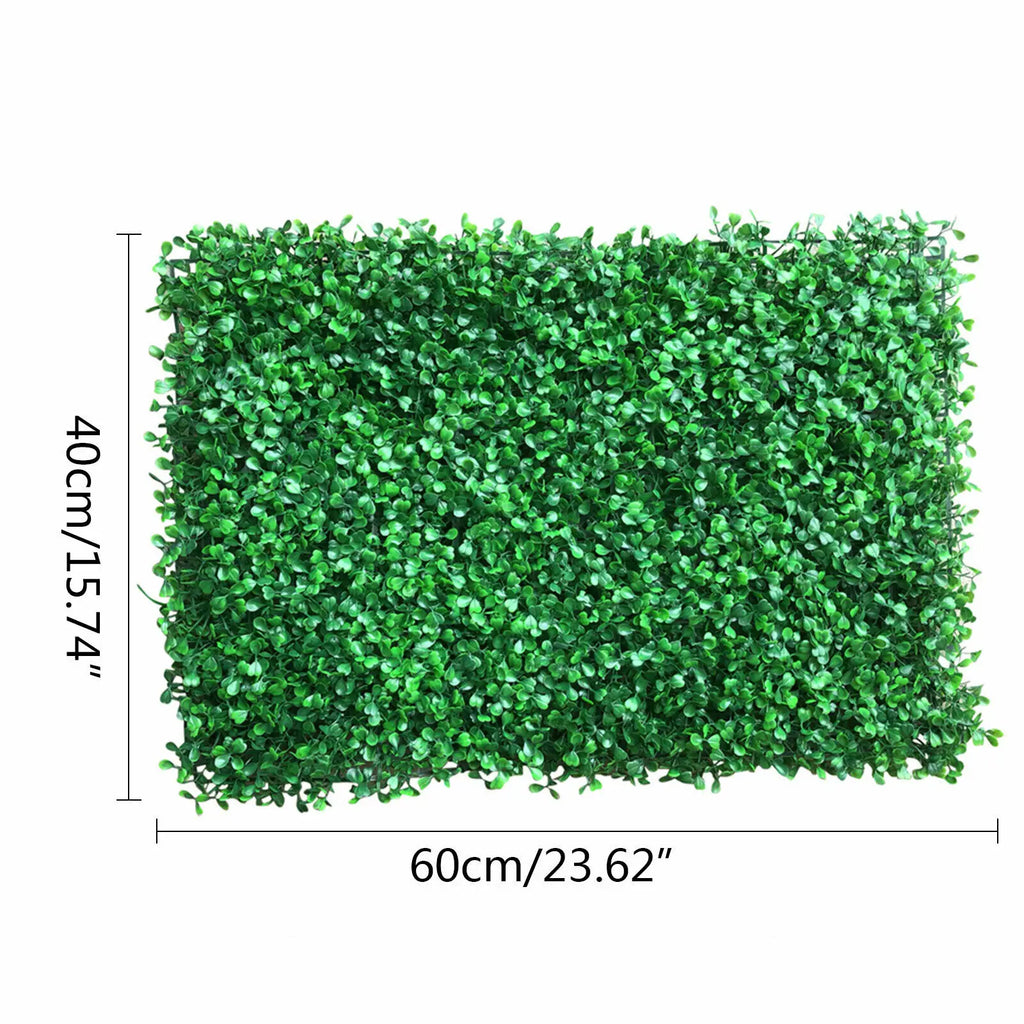 12pcs 40*60cm Artificial Hedge Christmas Decorations Fake Plants Panel Wedding Grass Mat Garden Backyard Wall Decor Home Garden
