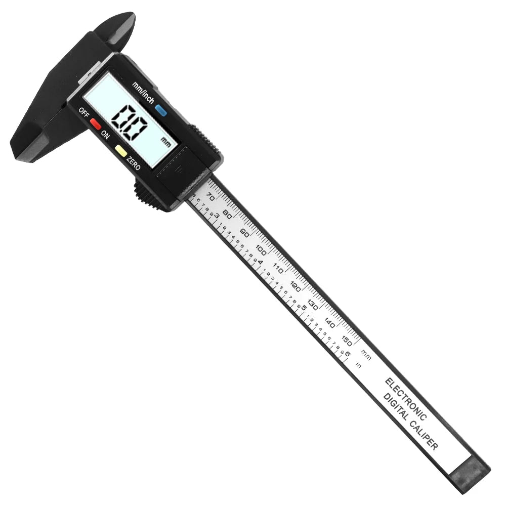 150mm 100mm  0.1mm Electronic Digital Caliper Measuring Tool Vernier Micrometer Measuring Tool Depth Gauge Instrument Pachometer