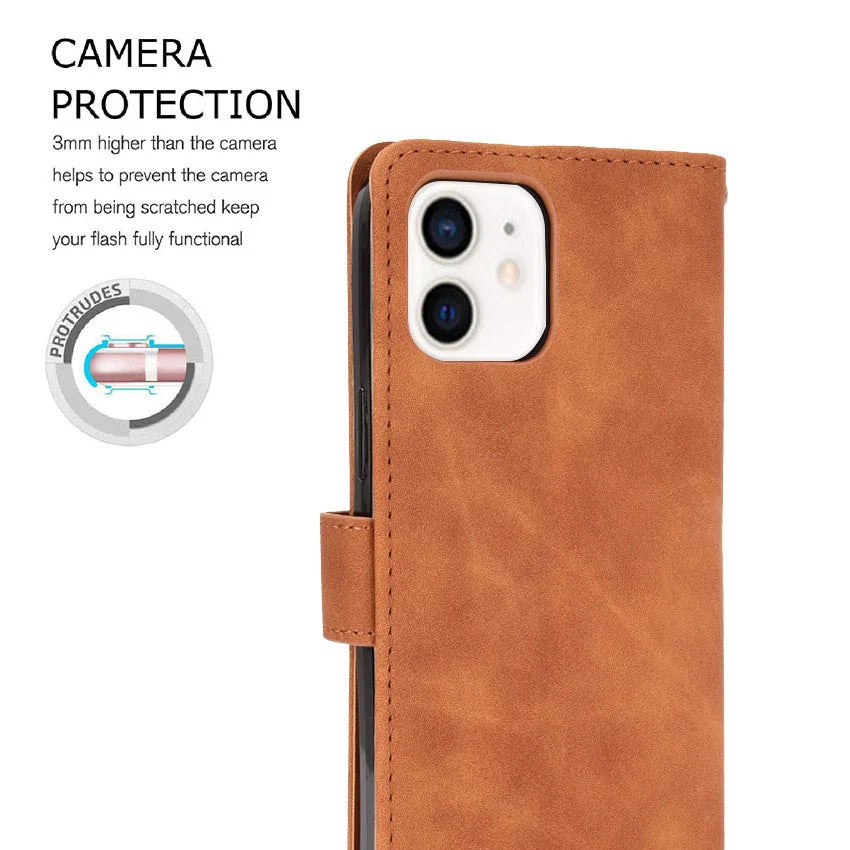 For OPPO Reno 9A 7A 5A 3A Fusion Flip PU Leather Wallet Shockproof Phone Case For OPPO Reno 9 A 7 A 5 A 3 A Anti-Fall Coque