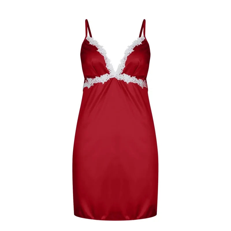 Ladies Underwear Women'S Sexy Nightgown Set 5-Piece Women Sexy Garter Lingerie Set Robes Lace Bodysuit Deep-V Neck Underwear