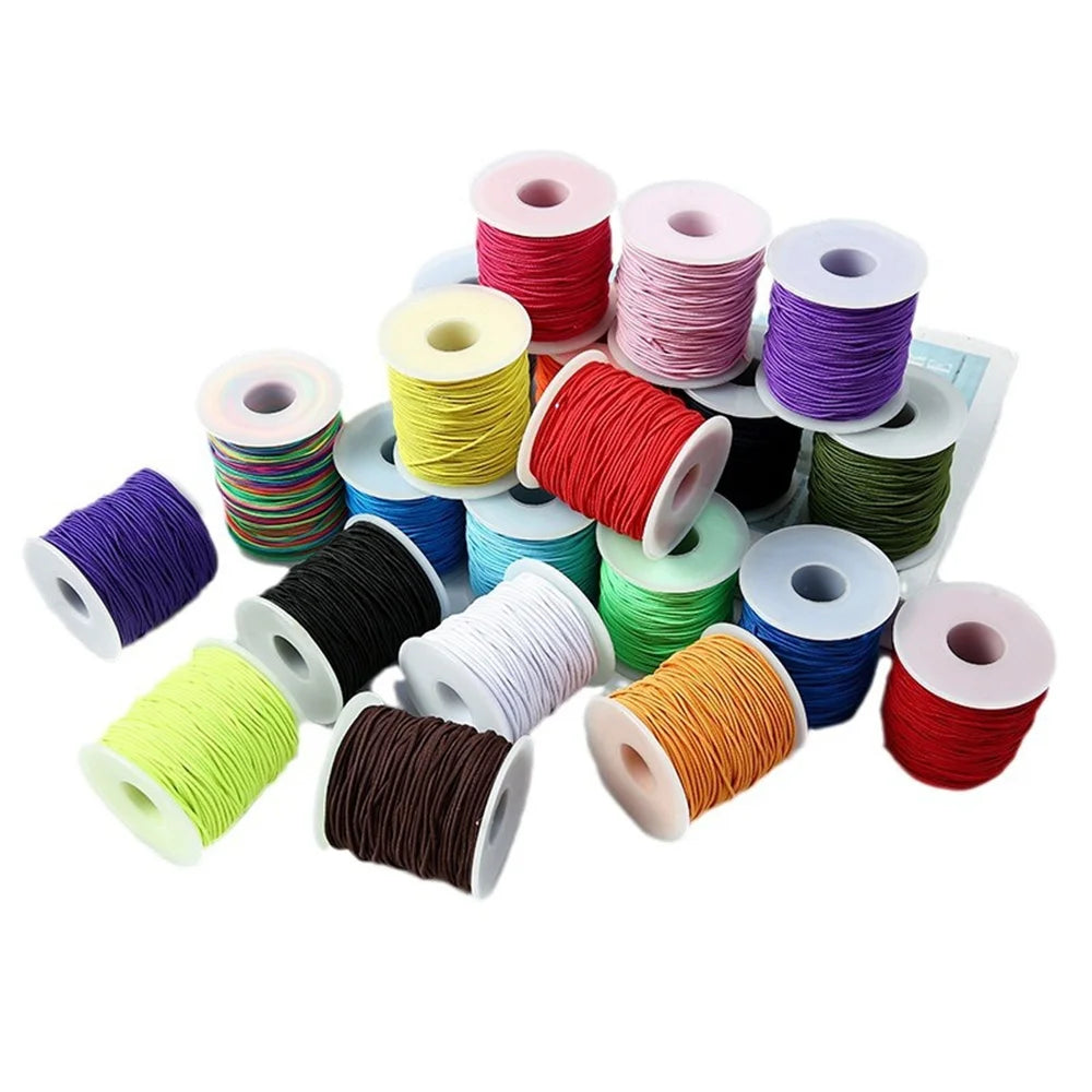 45m/roll 0.8mm Crafts Nylon Cord For Jewelry Making Beading Braided Nylon Satin String for Bracelets Rattail Trim Chinese Knot ﻿