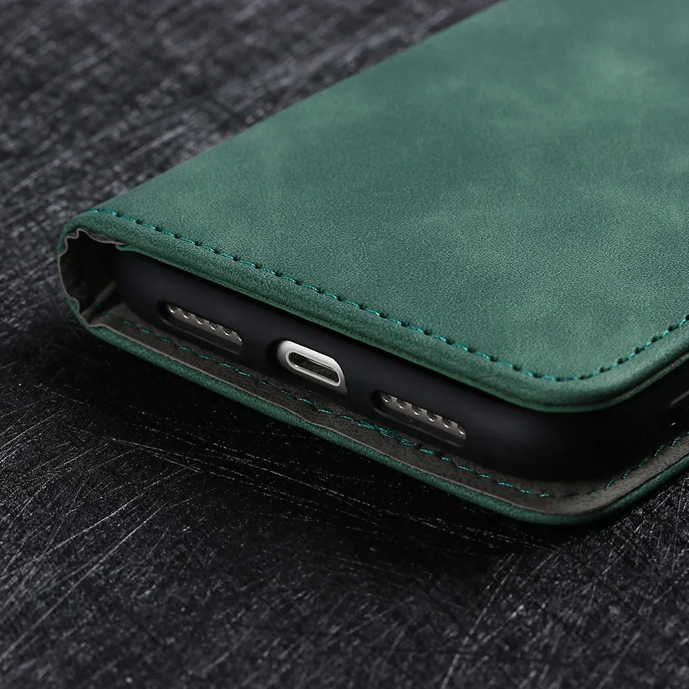 For OPPO Reno 9A 7A 5A 3A Fusion Flip PU Leather Wallet Shockproof Phone Case For OPPO Reno 9 A 7 A 5 A 3 A Anti-Fall Coque