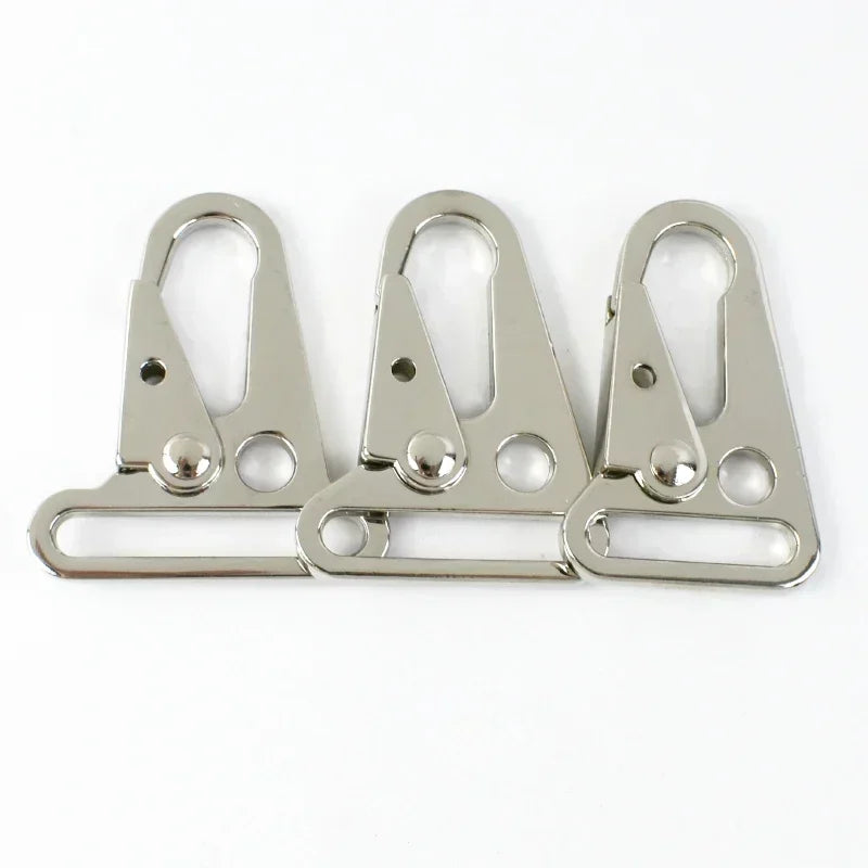 2/4/10Pcs Meetee 25/32/38mm Metal Buckles Bag Strap Snap Trigger Hook Dog Collar Clasp Carabiner Buckle DIY Hardware Accessories