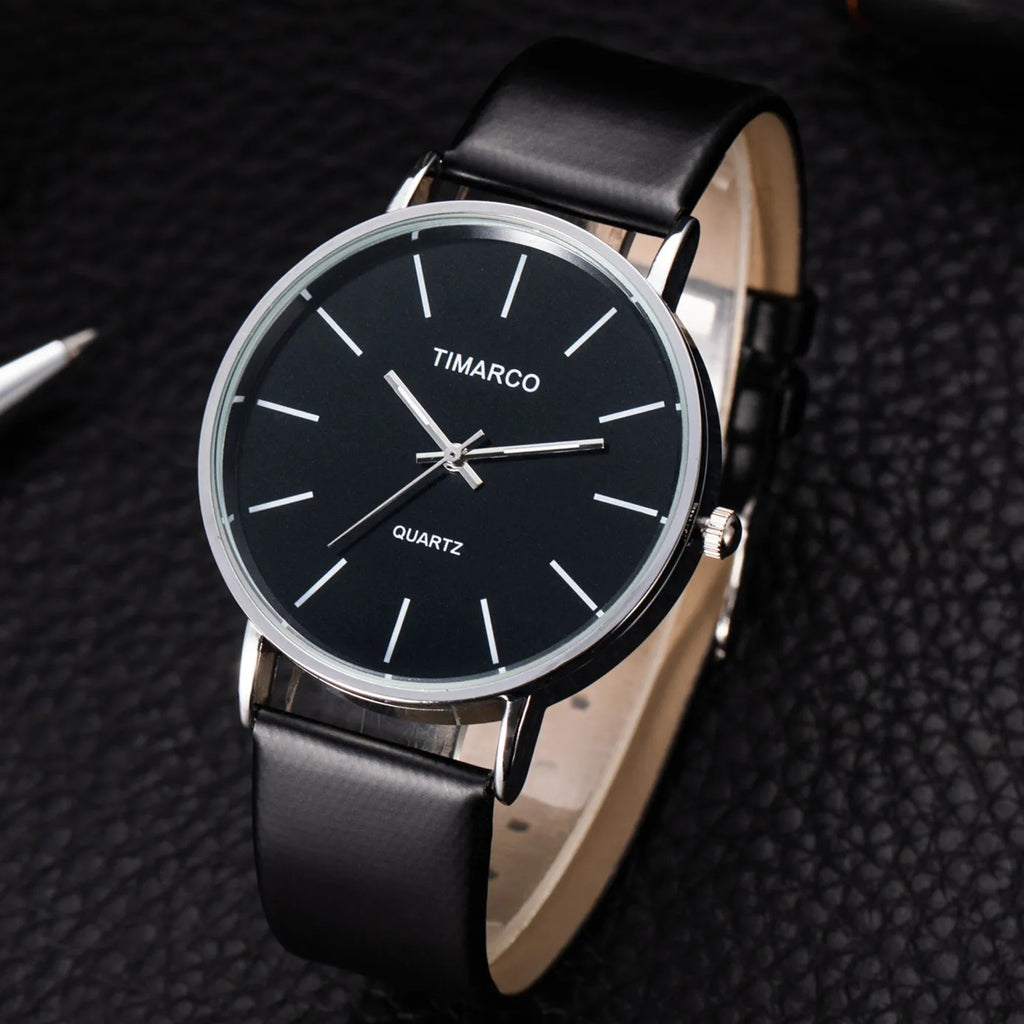 Luxury Women Watches 2025 New Stylish Silver Minimalist Business Ladies Quartz Watch Breathable Leather Steel Clock Reloj Mujer