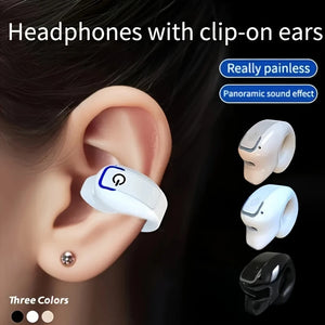 GD28 Bluetooth Headset Clip Ear Not Into The Ear Wireless Headset Stereo Sound Business Sports Fitness Running Single Headset