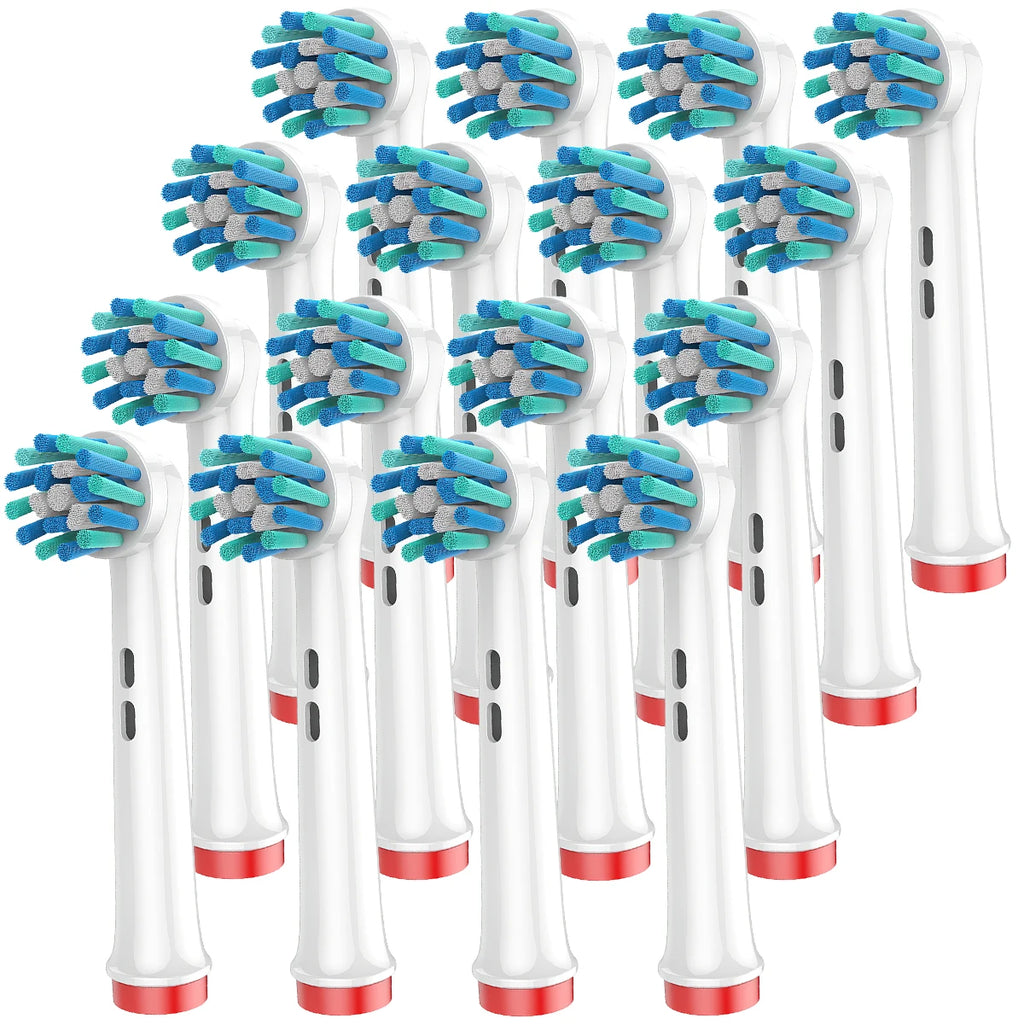Toothbrush Heads for Oral B Sensitive Clean Professional Care: 500, Triumph Professional Care: 9000, Sensitive Clean - Mighty Dollars