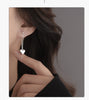 Geometric Heart-shaped Earrings For Women Girls Fashion Hollow Heart Hoop Earrings Jewelry Accessories
