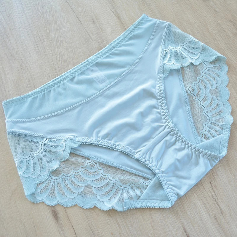 Plus size underpanties Fashion underwear Girl Briefs Pink Ladies Underpanty Comfortable Briefs Women's Panties Lingries