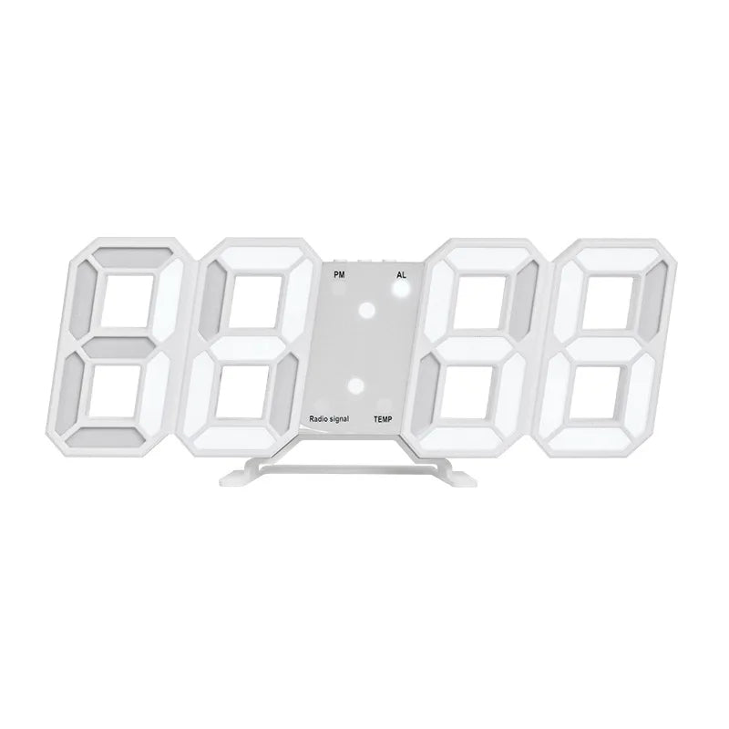 Digital Wall Clock, Desktop Clock, Home Decor, Indoor LED Table Clock, Living Room Wall Clock