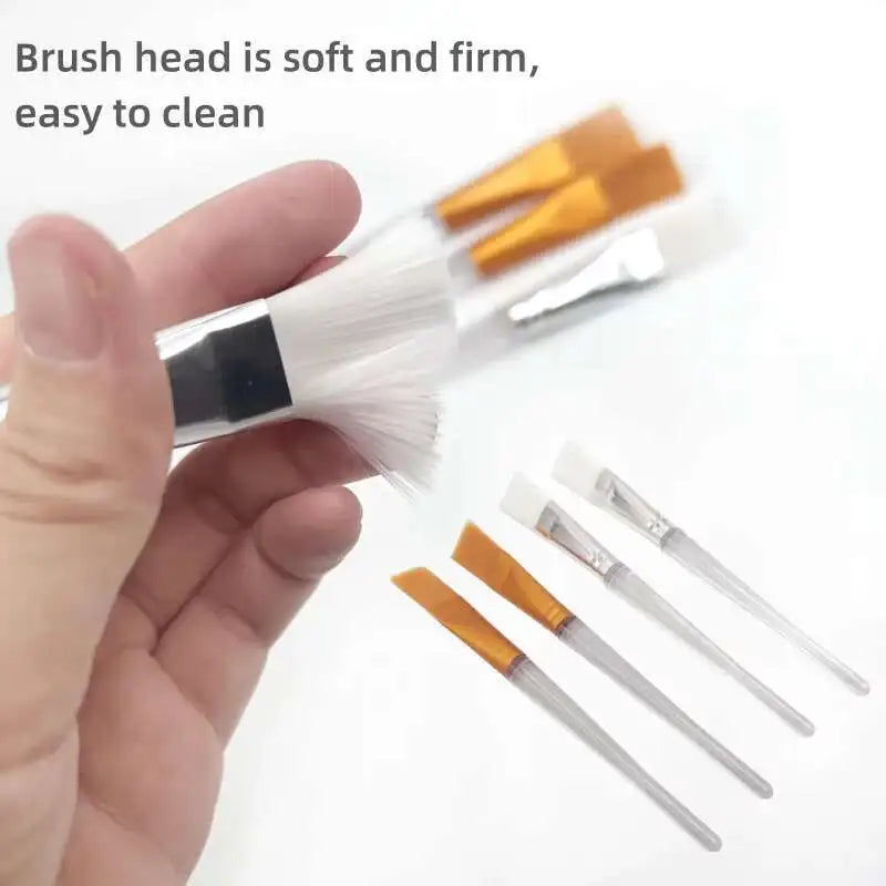 Facial Skin Care Brush Fan Shaped Facial Makeup Mask Brush Soft Bristle Cosmetic Brush Beauty Salon Supplies Spa Beauty Tools