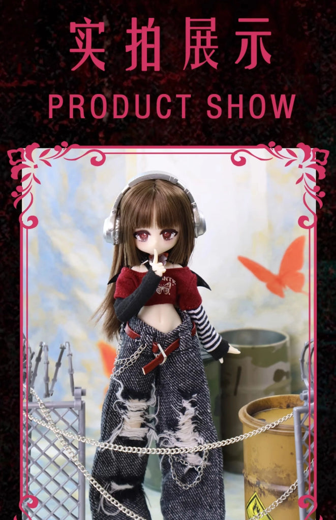 Kawaii Momotale 8-Point Mjd Movable Doll Girl Body Series Trendy Anime Figurines Collectable Ornaments Girl Heart Toys