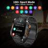 LIGE New Outdoor Military Smart Watch Men 420mAh LED Flashlight Heart Rate Sleep Health Monitoring Sport Fitness Smartwatch 2025