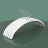 5PCS Impregnated Plastic Semi-circle Adult Clothes Hanging No Trace Non-slip Bolting Clothes