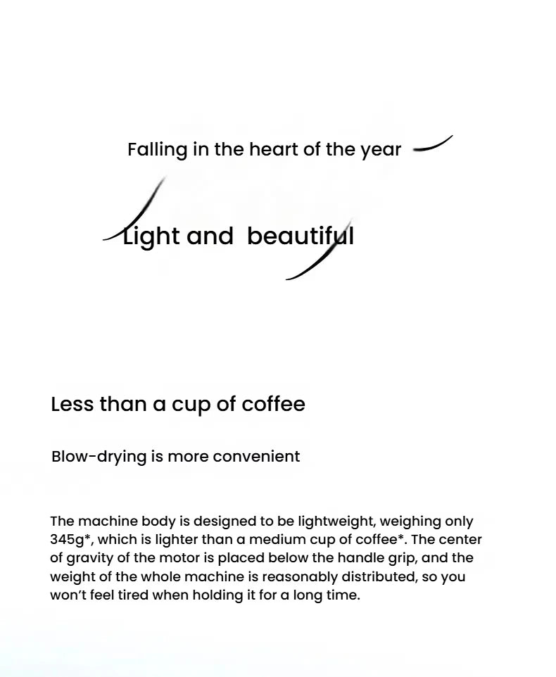 XIAOMI High Speed Hair Dryer H501 Negative Ion Hair Care 110000 Rpm Dry 220V CN Version (With EU Adapter) 62m/s wind speed