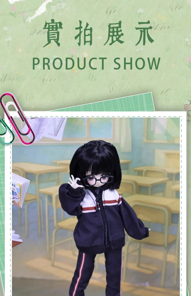 Kawaii Momotale 8-Point Mjd Movable Doll Girl Body Series Trendy Anime Figurines Collectable Ornaments Girl Heart Toys