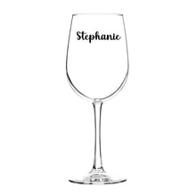 Laai beeld in Galery-kyker, Personalised Wine Glasses Laser Engraving Custom Mr. and Mrs. Wine Glasses Gifts for Wife Couples Anniversary Christmas Wedding