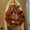 Thanksgiving Wreath Artificial Flower Decoration Idyllic Wall Hanging Fall Decorations Front Door Indoor Outdoor Harvest Autumn