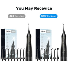 تحميل الصورة إلى عارض المعرض، Fairywill Water Flossers for Teeth 300ML Oral Irrigator Rechargeable Portable Dental 3 Modes Water Tank Waterproof Teeth Cleaner