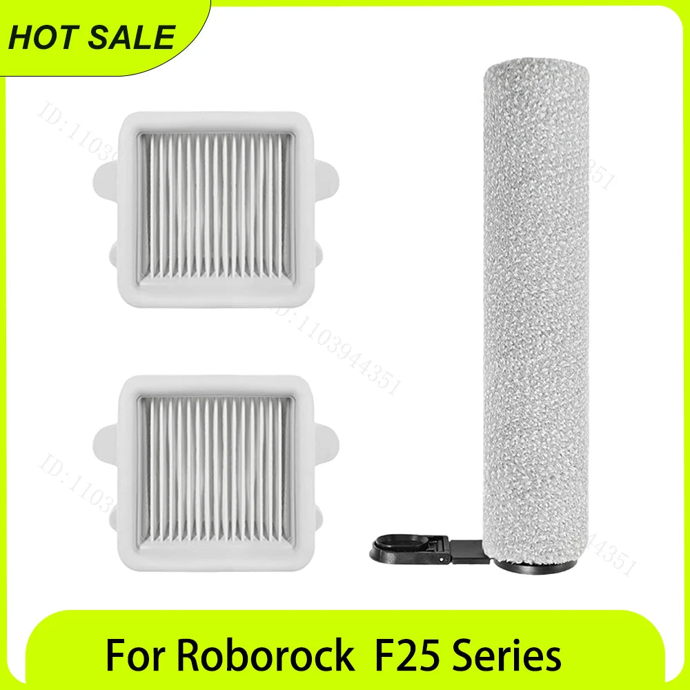 Roborock F25 RT / F25 LT / F25 ALT / F25 ACE Roller Brushes Rolling HEPA Filters Parts  Vacuum Cleaner