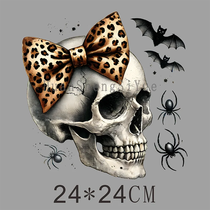 Ironed Sticker Clothing DTF Thanksgiving Halloween Fashion T-shirt Hoodie DIY Jacket Patch Is Waterproof