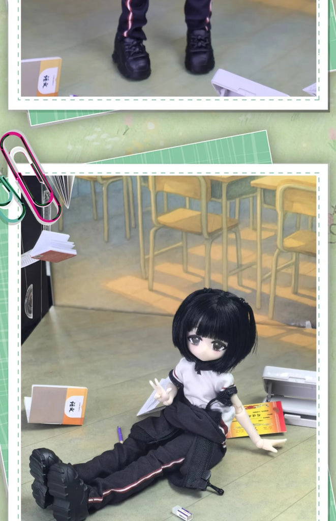 Kawaii Momotale 8-Point Mjd Movable Doll Girl Body Series Trendy Anime Figurines Collectable Ornaments Girl Heart Toys