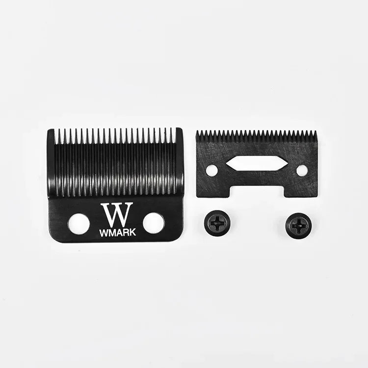 WMARK W-13 DLC FADE Hair Clipper Spare Blade 440C Stainless Steel Powder Metallurgy Ceramic Moving Blade Replacing Accessories