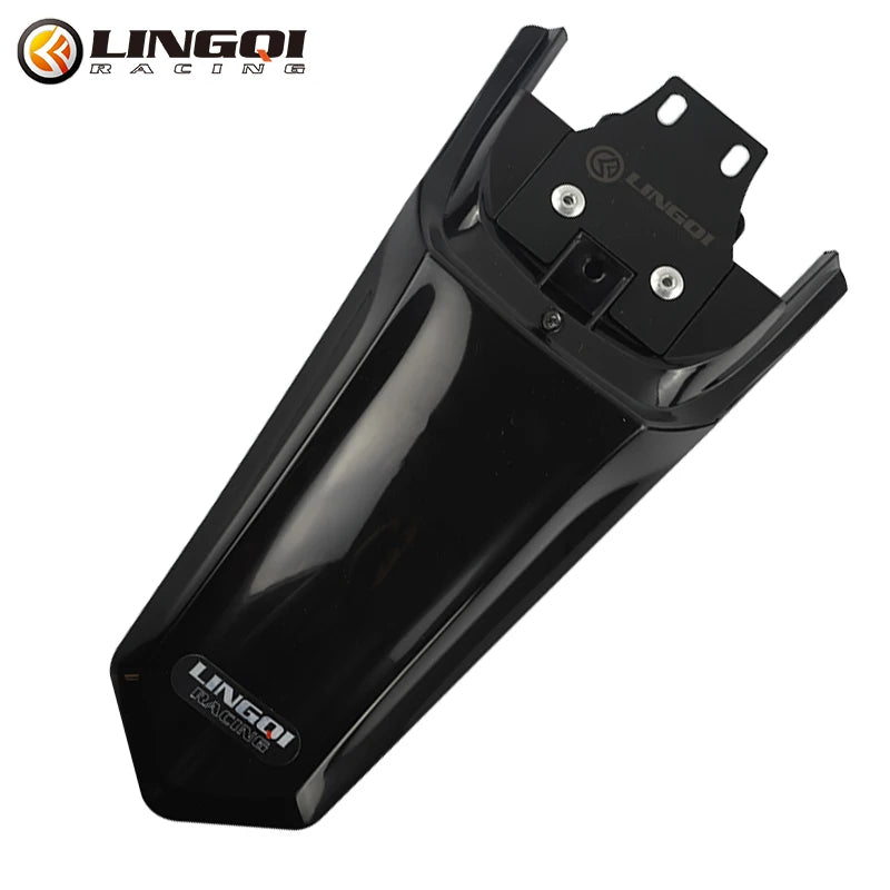 LINGQI RACING  Motorcycle Rear Wheel Fender Cover Mudguard Plastic Protection Guard For Light Bee  Electric Bike
