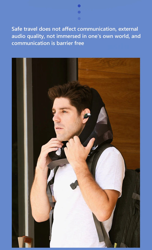 GD28 Bluetooth Headset Clip Ear Not Into The Ear Wireless Headset Stereo Sound Business Sports Fitness Running Single Headset