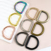 10Pcs 10-50mm Metal O D Rings Buckles for Bag Strap Belt Pet Dog Leash Backpack Webbing Ring Clasp DIY Leather Craft Accessories