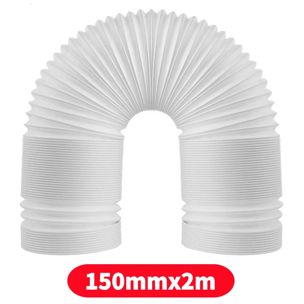 13/15cm Portable Air Conditioner Exhaust Pipe Hose Interface Connector 1.5/2M Portable Flexible Conditioner Exhaust Hose Tube ﻿