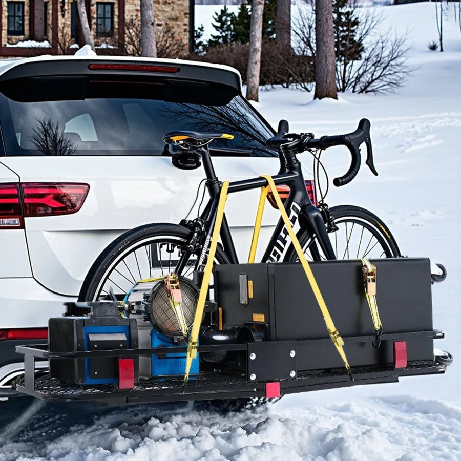 500 lbs Hitch Cargo Carrier Folding Hitch Cargo Carrier for 2 Receiver