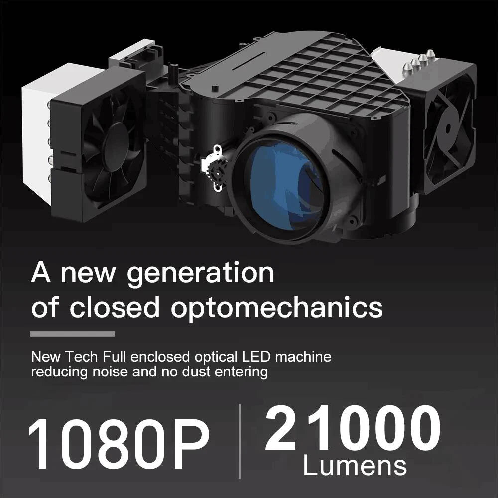 ThundeaL Full HD 1080P Projector TD98W for 2K 4K Video Audio WiFi Android Home Theater TD98 Cinema Beam Projector PK DLP Beamer