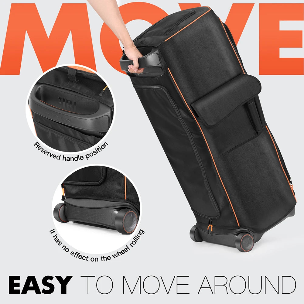 Speaker Dust Cover Waterproof Protective Case Speaker Cover for JBL Partybox Ultimate Speaker Bag with Side Storage Pocket