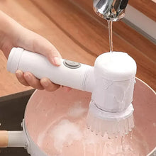 Laai beeld in Galery-kyker, New Wireless Electric Cleaning Brush 5 in 1 Housework Kitchen Dishwashing Brush Bathtub Tile Professional Cleaning Brush