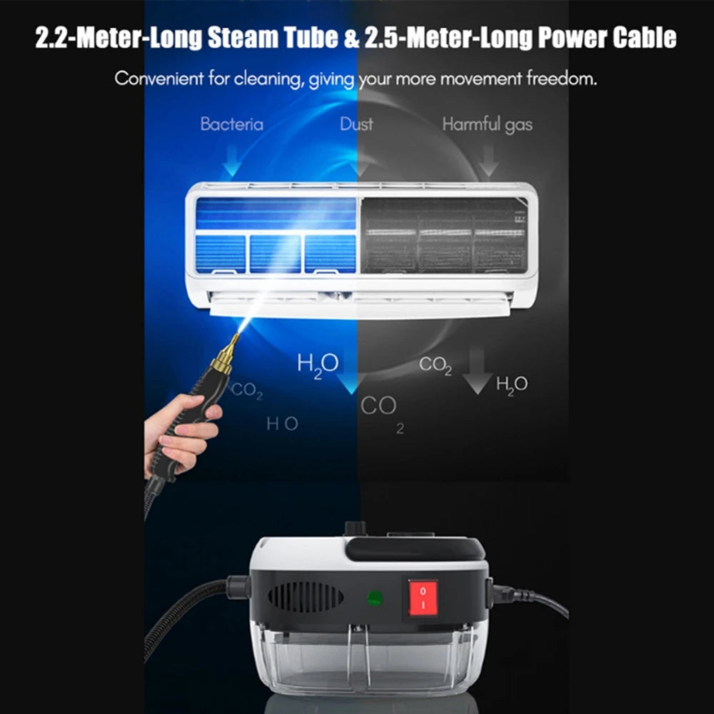 Steam Cleaner High Temperature Sterilization Car Steaming Cleaner Air Conditioning Kitchen Hood Home  110V US Plug /220V EU Plug
