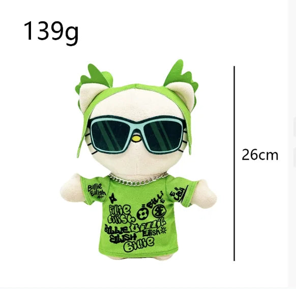 Juice Wrld Plush Doll Stuffed Toys Cute Boys Girls Christmas Gifts Kitten Plush Toy Wearing Vest Funny Cat Xmas Gift Bunny  Bad