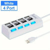 4/7 Ports LED High Speed USB 2.0 Hub 5Gbps Multi Ports USB Power Adapter Expander USB Splitter With Switch For Laptop Computer