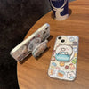Ins Korean Cute Snacks White Bear Holder for IPhone Bracket Grip Tok Cartoon Magnetic Wireless Charge Phone Stand Phone Support