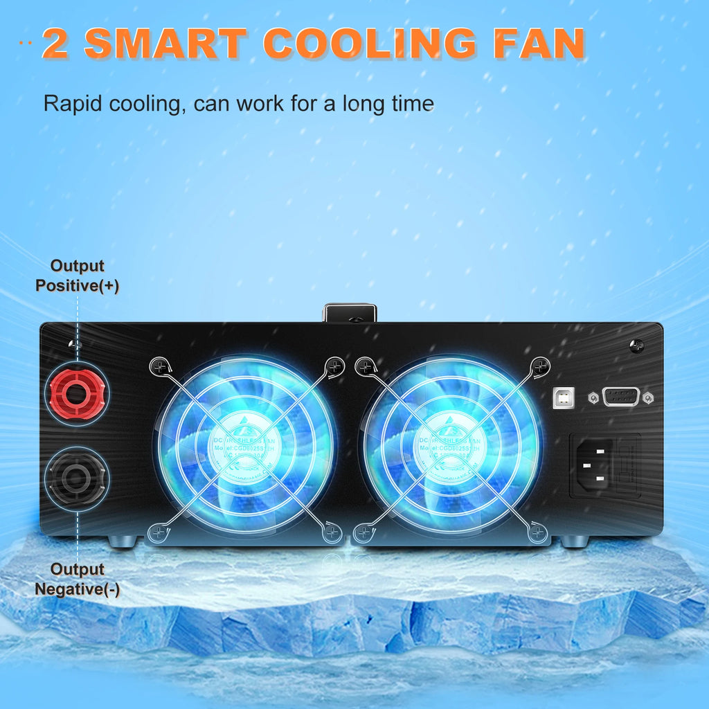 NICE-POWER DC Power Supply Variable 60V 50A, 1200W-3000W High Power Benchtop Power Supply Adjustable Switching Voltage Regulator