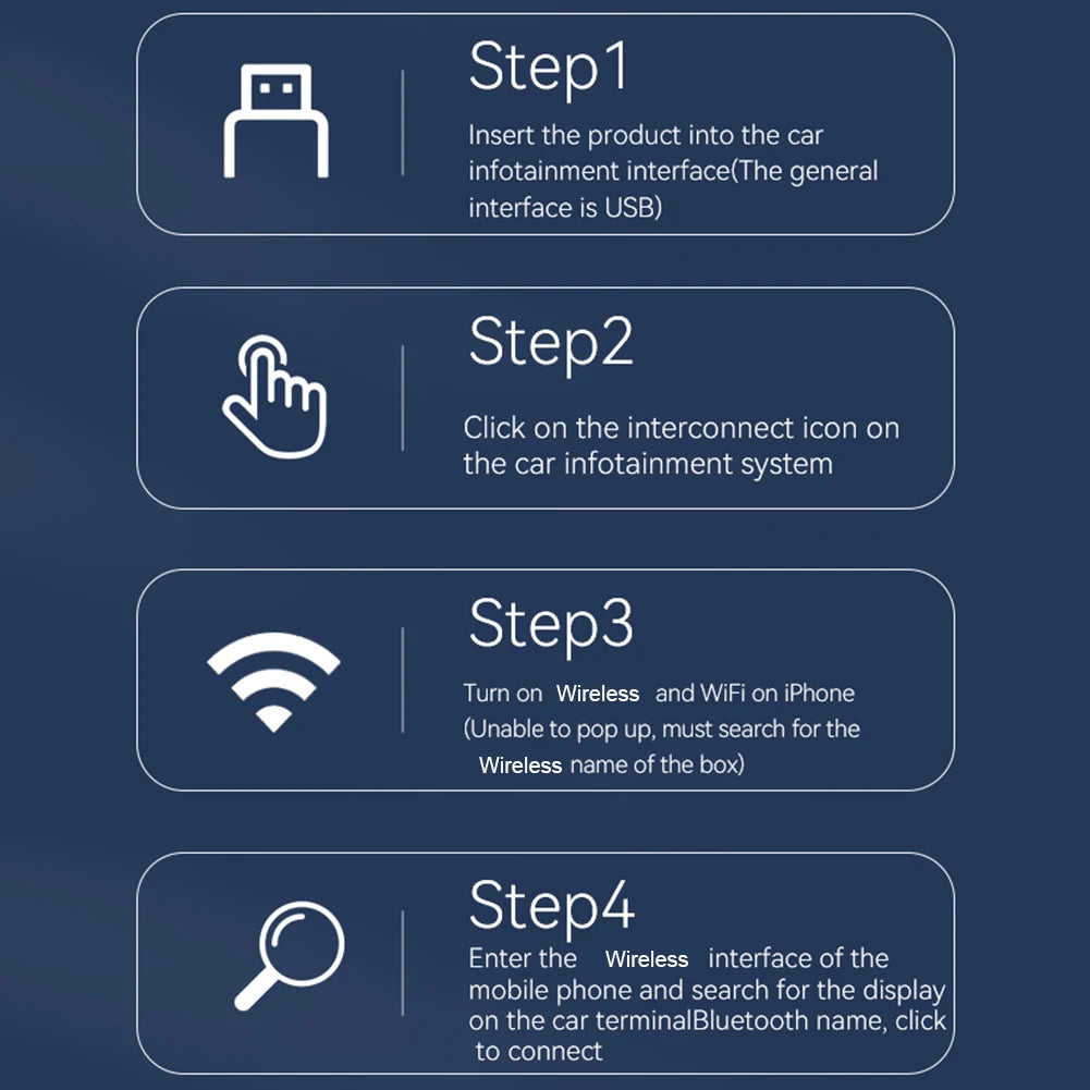 ﻿ 1-5Pcs 2in1 MINI Q1M Wireless CarPlay Android Auto Adapter BT5.0 WiFi Fast Connection Wireless Adapter Smart Mini Box USB