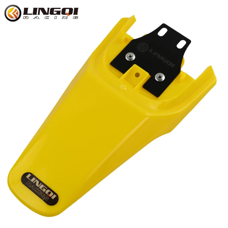 LINGQI RACING  Motorcycle Rear Fender Plastic Tail Mudguard Wheel Splash Guard For Light Bee Modified