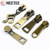 5/10Pcs Meetee 5# Bronze Zipper Slider Pull for Metal Zippers Sewing Bag Zips Puller Head Clothes Zip Repair Kit DIY Accessories