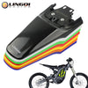 LINGQI RACING  Motorcycle Rear Fender Plastic Tail Mudguard Wheel Splash Guard For Light Bee Modified