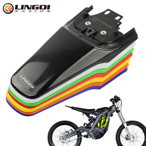 LINGQI RACING  Motorcycle Rear Fender Plastic Tail Mudguard Wheel Splash Guard For Light Bee Modified