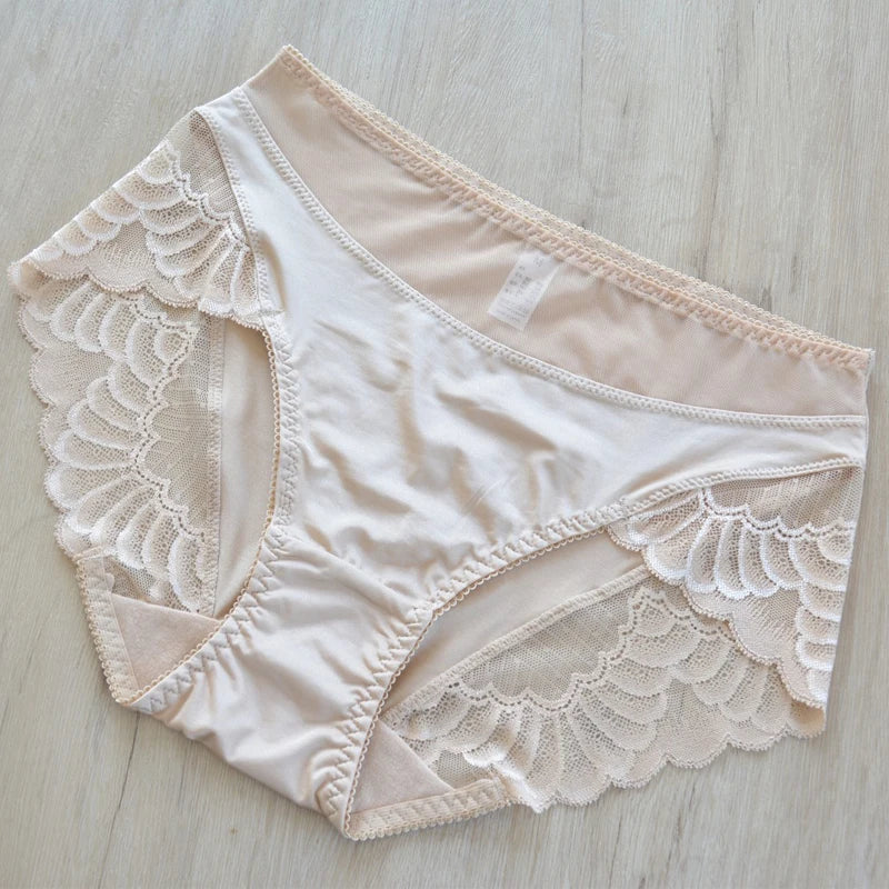 Plus size underpanties Fashion underwear Girl Briefs Pink Ladies Underpanty Comfortable Briefs Women's Panties Lingries