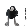 25cm Black Crow Plush Birdie Cuddly Black Raven Plush Toy Realistic Crow Soft Christmas Gift for Kids Bird Lovers Home Decor
