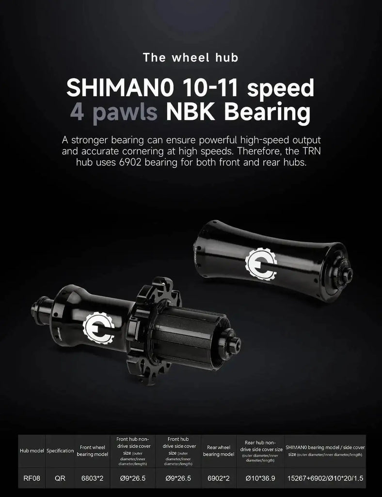 ELITEWHEELS 700c Road Carbon Wheels UD Finish UCI Quality Carbon Rim Tubeless Ready Pillar Nipple 1423 Spokes Racing Wheelset