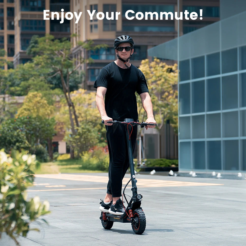 iscooter i10pro Electric Scooter 10 Inch Tire 800W 48V 15Ah Foldable eScooter Max speed 45km/h Range 60KM Kick Scooter With App