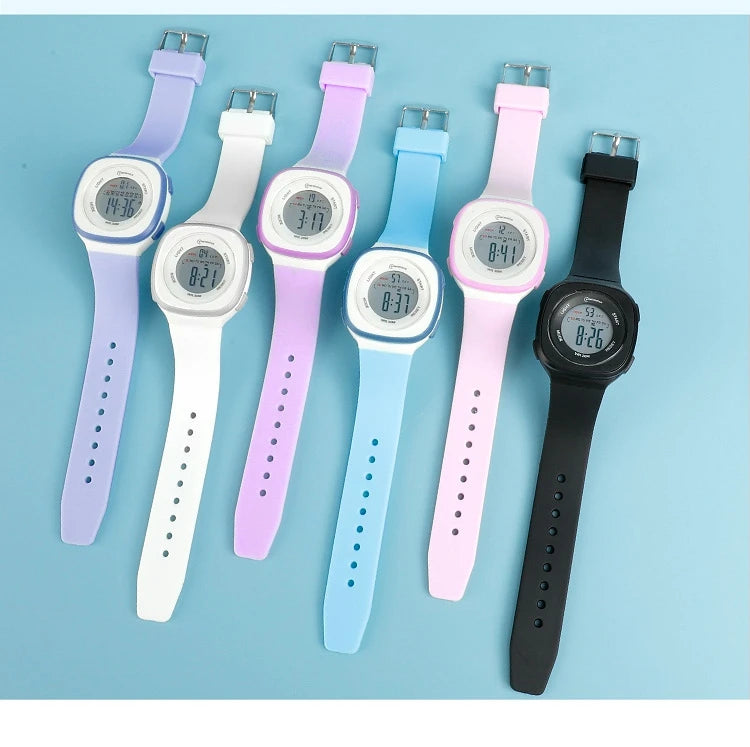 Children Watches Waterproof Purple Digital Kids Watch For Boys Girls Fashion Student Electronic Wristwatch Alarm Clocks
