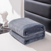 Flannel Spring Autumn Blanket Extra Soft Comfortable Nap Shawl Blankets Solid Warm Multi-functional Skin Friendly Throw Blanket